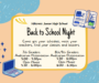 Open House/ Back to School Night HJH 8/14 5:00pm-6:30pm